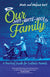 The cover of the book 'Our Not-Quite-Holy Family' by Mark and Melanie Hart, featuring an image of a family of four walking in front of a brick wall, with the title and author names displayed.