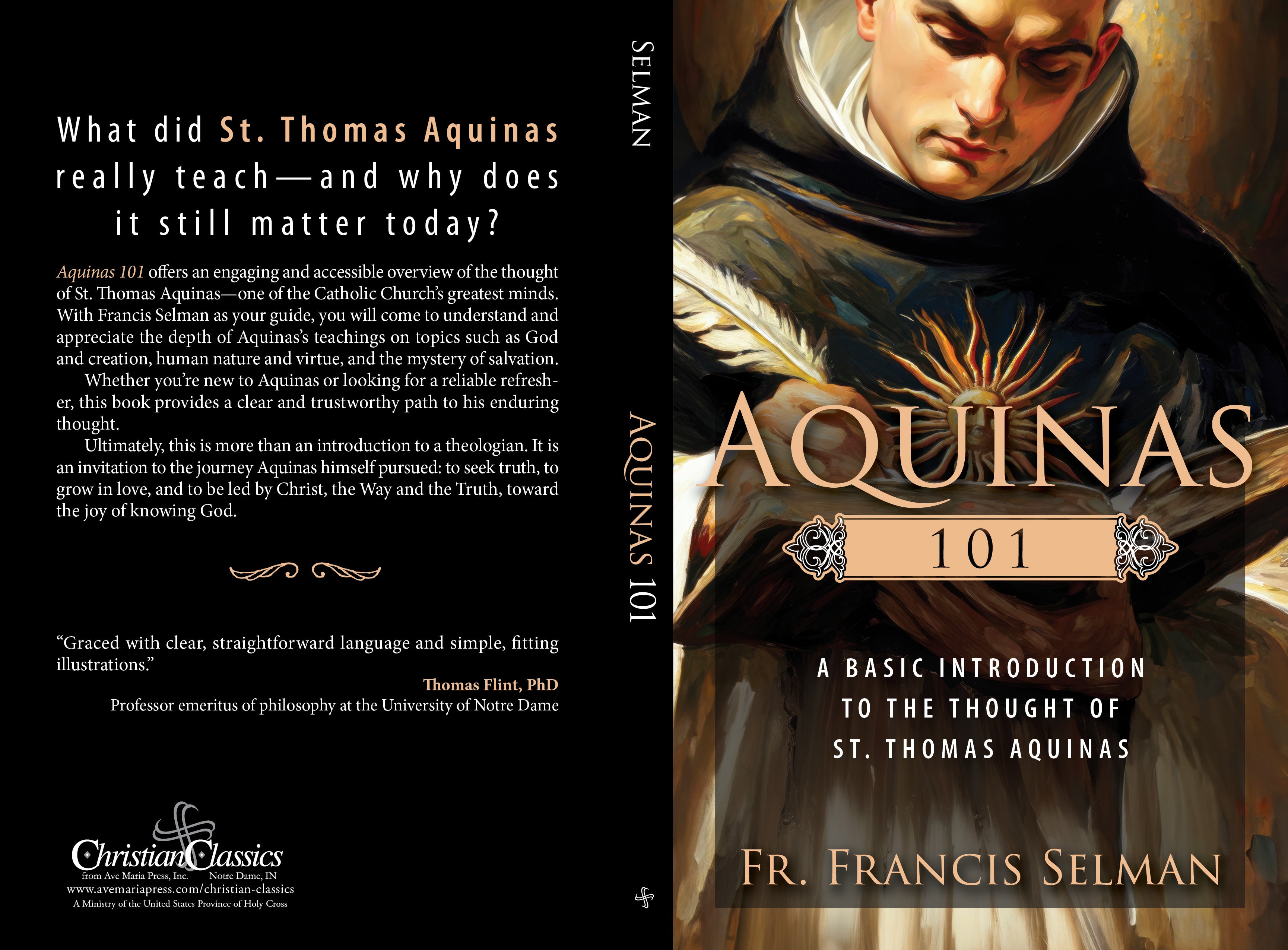 Full cover for the book Aquinas 101 by Father Francis Selman.