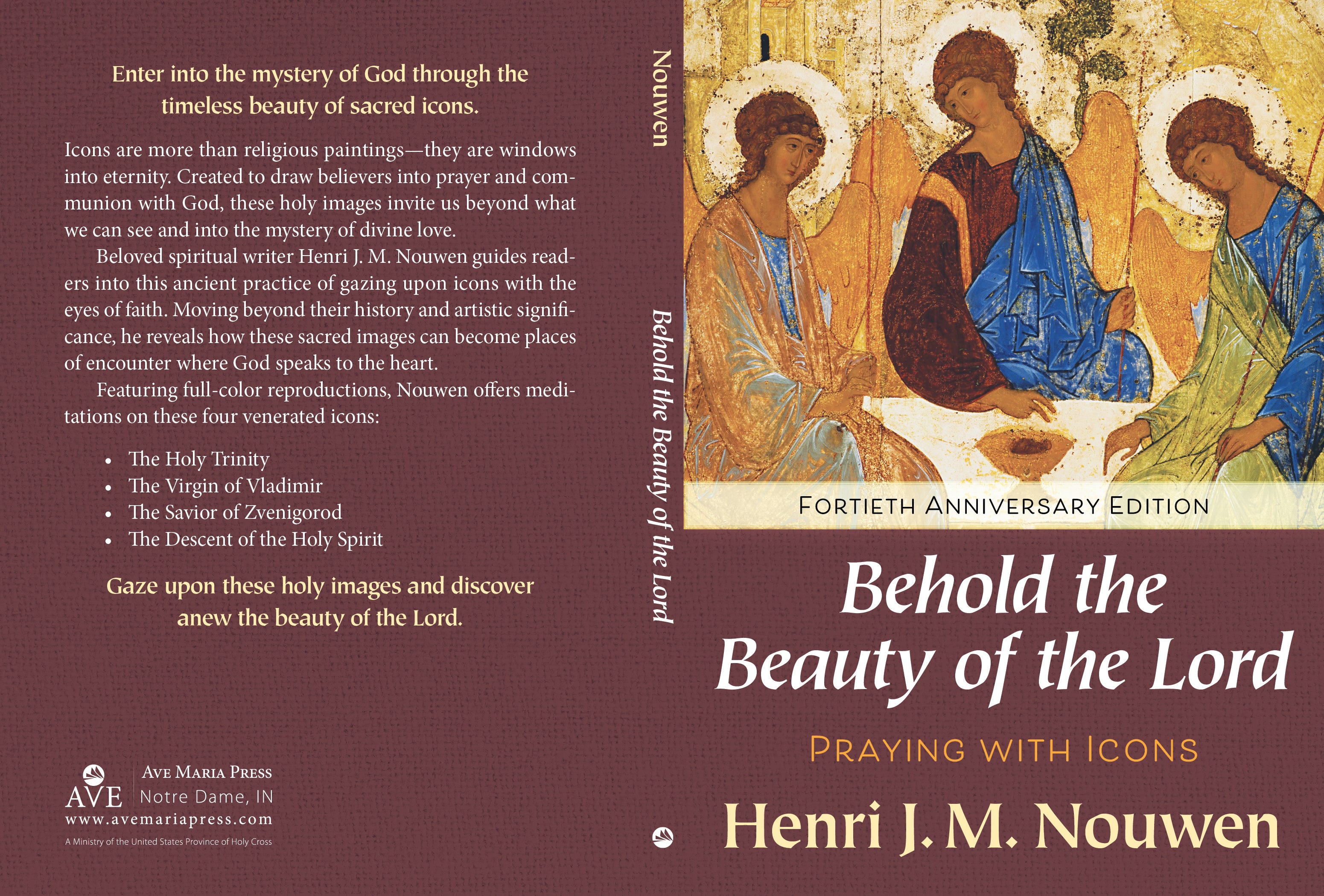 Cover for Behold the Beauty of the Lord by Henri J.M. Nouwen.