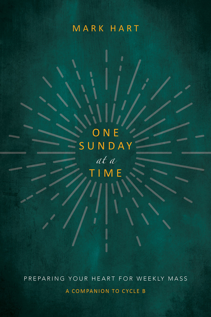 9781646802654.jpg,Book cover for One Sunday at a Time,Book cover for One Sunday at a Time: Preparing Your Heart for Weekly Mass for liturgical year Cycle B by Mark Hart