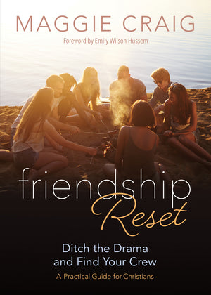 Cover of Friendship Resent with a group of young people around a fire on the beach