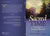 The full cover of the book 'Sacred Time' features the back cover showing a light purple background with white text on the left, and on the right side features an artistic rendering of a serene natural scene with colorful trees, overlaid with title text and author name, Christine Valters Paintner.